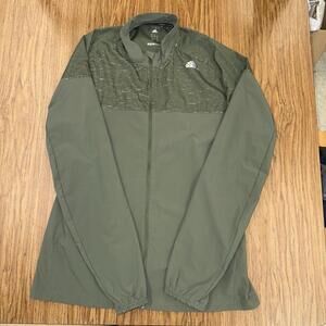 Adidas Running Women's Supernova Jacket Size L Full Zip Green Lightweight